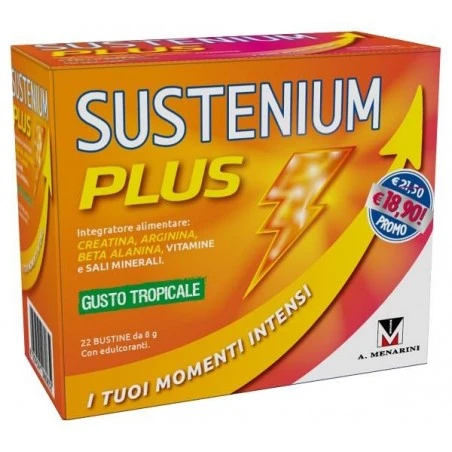 A. Menarini Ind. Farm. Riun. Sustenium Plus Gusto Tropicale Promo 22 Bustine 3 A. Menarini Ind. Farm. Riun. Sustenium Plus Gusto Tropicale Promo 22 Bustine