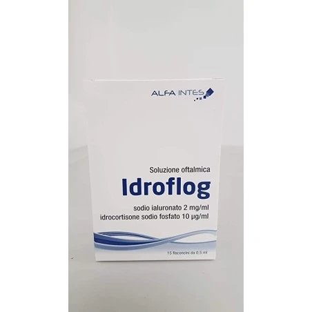 Alfa Intes Soluzione Oftalmica Idroflog A Base Di Ialuronato Di Sodio E Idrocortisone Sodio Fosfato 15 Flaconcini Da 0,5 Ml 3 Alfa Intes Soluzione Oftalmica Idroflog A Base Di Ialuronato Di Sodio E Idrocortisone Sodio Fosfato 15 Flaconcini Da 0,5 Ml