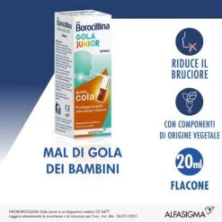Alfasigma Neoborocillina Gola Junior Spray 20 Ml
