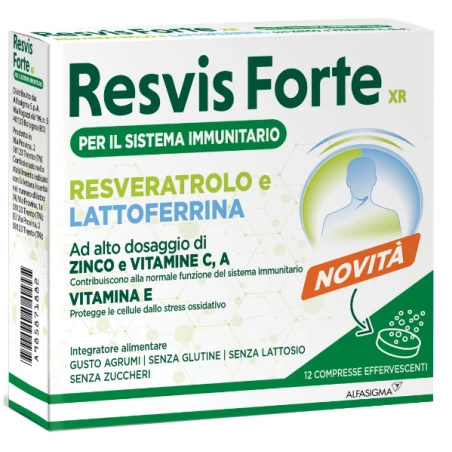 Alfasigma Resvis Forte Xr 12 Compresse Effervescenti 3 Alfasigma Resvis Forte Xr 12 Compresse Effervescenti