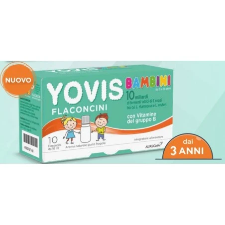 Alfasigma Yovis Bambini Fragola 10 Flaconcini X 10 Ml 3 Alfasigma Yovis Bambini Fragola 10 Flaconcini X 10 Ml