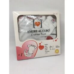 Amorealcubo Kit Completo Estivo Singolo Bianco 0-1M