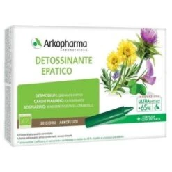 Arkofarm Arkofluidi Ultra Suoni Detossinante Epatico 20 Fiale
