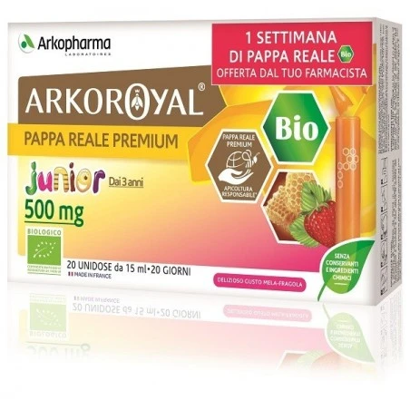 Arkofarm Arkoroyal Junior Pappa Reale 500mg Bio 20 Fialoidi Promo 3 Arkofarm Arkoroyal Junior Pappa Reale 500mg Bio 20 Fialoidi Promo