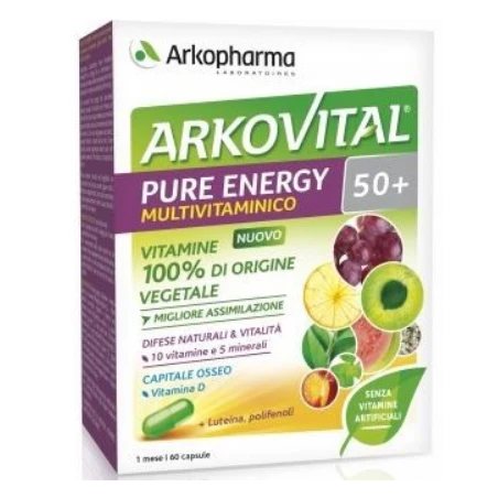 ARKOVITAL PURE ENERGY 50+ 60 CAPSULE 3 ARKOVITAL PURE ENERGY 50+ 60 CAPSULE