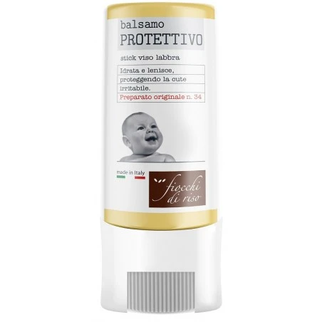 Artsana Fiocchi Di Riso Balsamo Protettivo 9 Ml Stick Viso/labbra 3 Artsana Fiocchi Di Riso Balsamo Protettivo 9 Ml Stick Viso/labbra