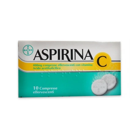 Aspirina C 10 Compresse Effervescenti 400+240mg 3 Aspirina C 10 Compresse Effervescenti 400+240mg