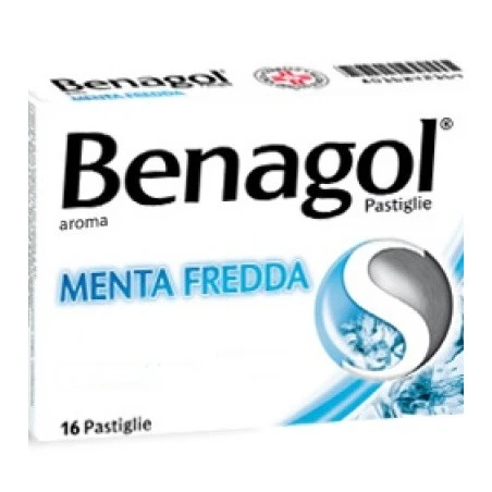 Benagol 16 Pastiglie Menta Fredda 3 Benagol 16 Pastiglie Menta Fredda