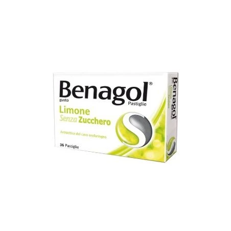 BENAGOL 36PASTIGLIE LIMONE SENZA ZUCCHERO 3 BENAGOL 36PASTIGLIE LIMONE SENZA ZUCCHERO