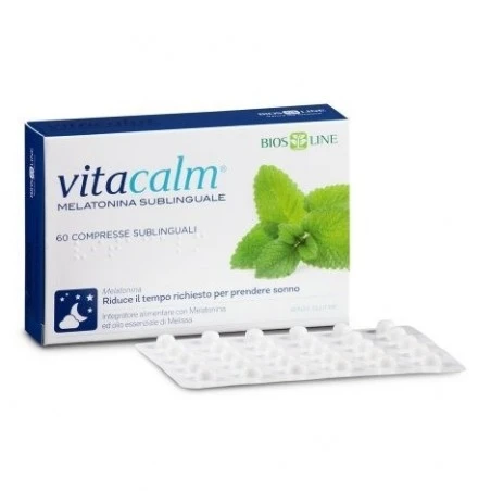 Bios Line Vitacalm Melatonina Sublinguale 60 Compresse 1 Mg 3 Bios Line Vitacalm Melatonina Sublinguale 60 Compresse 1 Mg