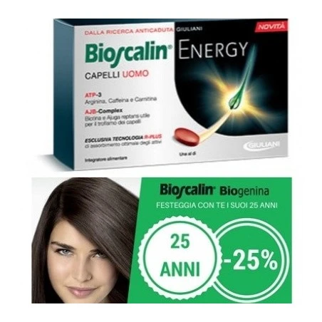 Bioscalin Energy Compresse Anniversario 30 Compresse 3 Bioscalin Energy Compresse Anniversario 30 Compresse