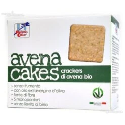 Biotobio Fsc Avenacakes Crackers Di Avena Bio Vegan Senza Lievito Di Birra Con Olio Extravergine Di Oliva 250 G