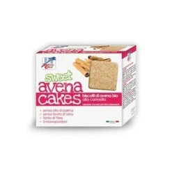Biotobio Fsc Sweet Avena Cakes Biscotti Di Avena Alla Cannella Bio Senza Lievito Di Birra Senza Latte Con Olio Di Girasole Senz