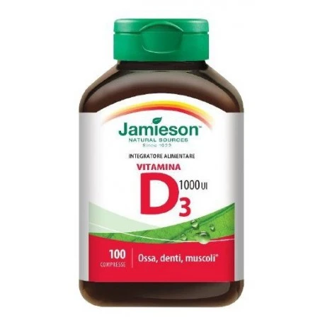Biovita Jamieson Vitamina D3 1000 100 Compresse 3 Biovita Jamieson Vitamina D3 1000 100 Compresse