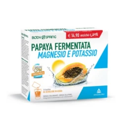 Body Spring Papaya Fermentata Magnesio Potassio 14 Bustine