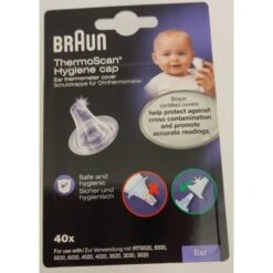BRAUN HYGIENE CAPPUCCI PER TERMOMETRO X40PEZZI