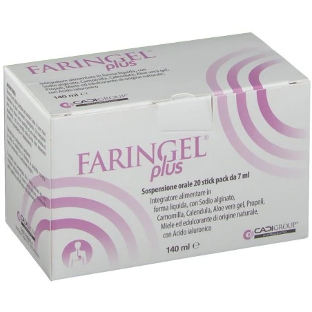 Ca. Di. Group Faringel Plus 20 Stick Pack 7 Ml 3 Ca. Di. Group Faringel Plus 20 Stick Pack 7 Ml