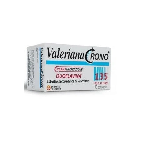 Chemist's Research Valeriana Crono 135 Con Duoflavina Fast Action 30 Compresse 3 Chemist's Research Valeriana Crono 135 Con Duoflavina Fast Action 30 Compresse