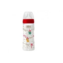 Chicco Biberon Benessere Silicone Natale 250ml