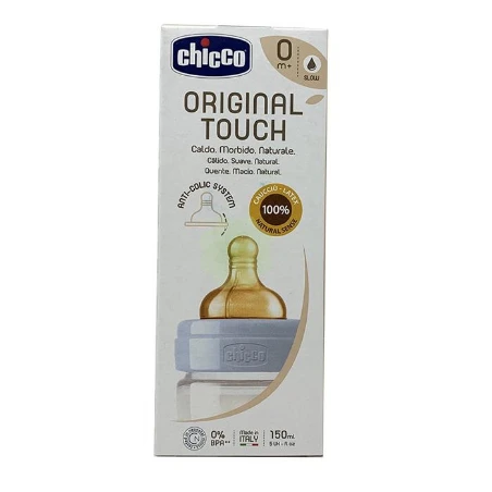 CHICCO BIBERON ORIGINAL TOUCH 1 FLACONE BOY CAUCCIU' 150 ML 3 CHICCO BIBERON ORIGINAL TOUCH 1 FLACONE BOY CAUCCIU' 150 ML
