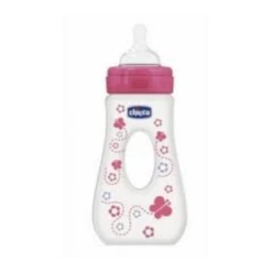 Chicco Biberon Passeggio 240 Ml Girl Silicone