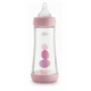 CHICCO BIBERON PERFECT 5 GIRL 300 ML SILICONE 3 FORI -Farmacia Point-IT chicco biberon perfect 5 girl 300 ml silicone 3 fori