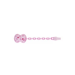 CHICCO CLIP SALVA SUCCHIETTO CON CATENELLA ROSA
