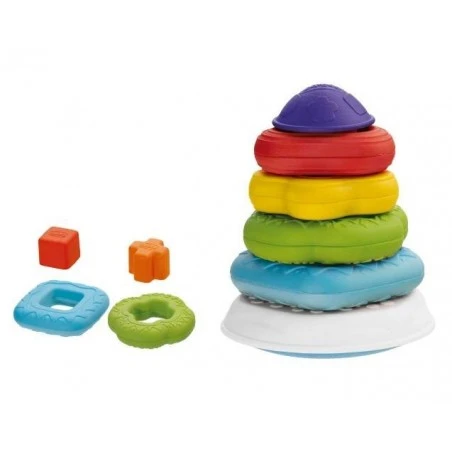 Chicco Gioco 2 In 1 Torre Degli Anelli 4 Chicco Gioco 2 In 1 Torre Degli Anelli - immagine 2