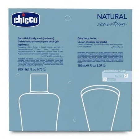 Chicco Natural Sensation Set Bagnoshampoo+crema Corpo 4 Chicco Natural Sensation Set Bagnoshampoo+crema Corpo - immagine 2