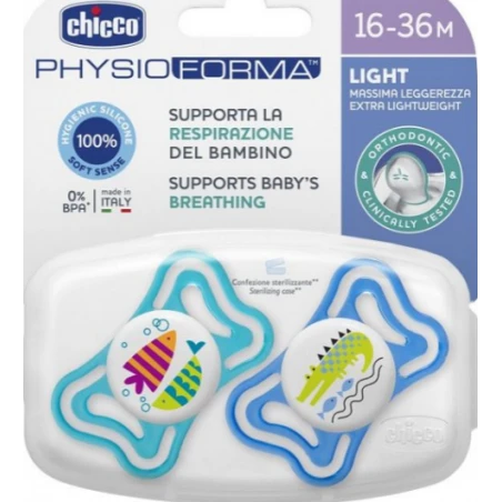 CHICCO SUCCHIETTI LIGHTBOYSIL 16-36M 2 PEZZI 3 CHICCO SUCCHIETTI LIGHTBOYSIL 16-36M 2 PEZZI