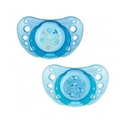 Chicco Succhietto Physio Air Blu Lattice 0m+ 2 Pezzi Caucciu'