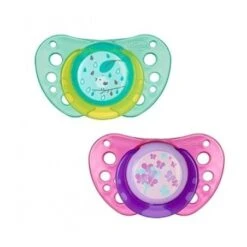 Chicco Succhietto Physio Air Rosa Lattice 12m+ 2 Pezzi Caucciu'