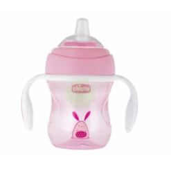 Chicco Transition Cup Tazza Rosa 4m+