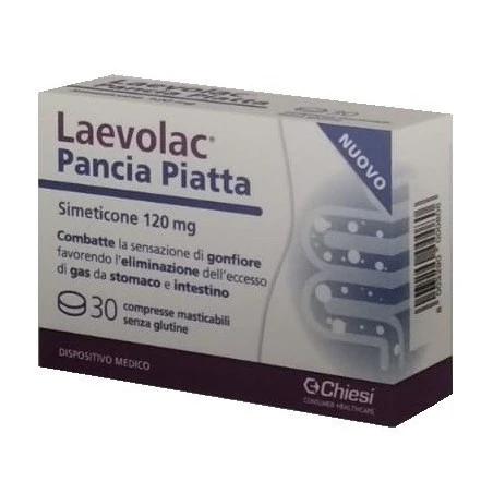 Chiesi Farmaceutici Laevolac Pancia Piatta 30 Compresse 3 Chiesi Farmaceutici Laevolac Pancia Piatta 30 Compresse