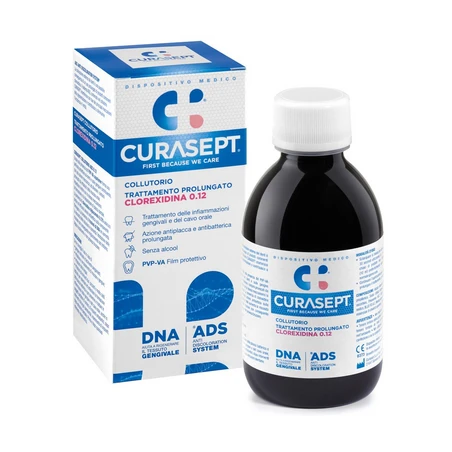 CURASEPT COLLUTTORIO 0,12% 200ML ADS+DNA 3 CURASEPT COLLUTTORIO 0,12% 200ML ADS+DNA