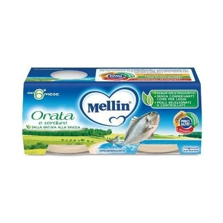 Danone Nutricia Soc. Ben. Mellin Omogeneizzato Orata 2x80 G 3 Danone Nutricia Soc. Ben. Mellin Omogeneizzato Orata 2x80 G