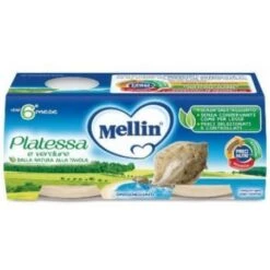 Danone Nutricia Soc. Ben. Mellin Omogeneizzato Platessa 2x80 G