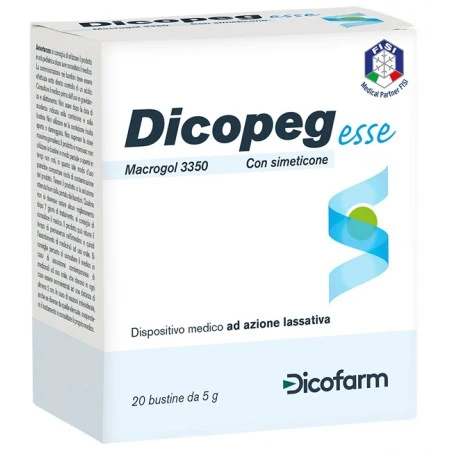 Dicofarm Dicopeg Esse 20 Buste 5 G Macrogol 3350 3 Dicofarm Dicopeg Esse 20 Buste 5 G Macrogol 3350
