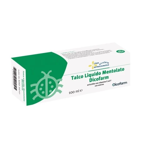 Dicofarm Talco Liquido Mentolato 100 Ml 3 Dicofarm Talco Liquido Mentolato 100 Ml