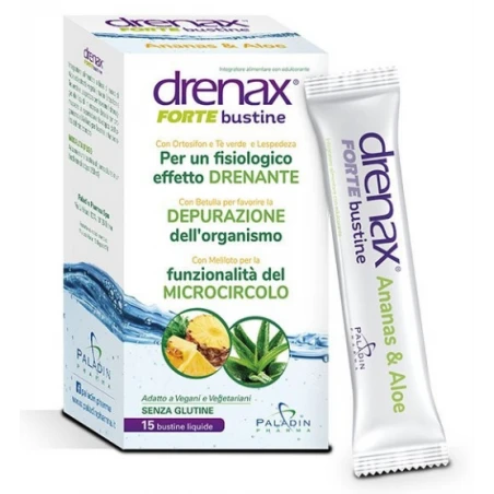 DRENAX FORTE ANANAS 15 STICK PACK LIQUIDO 3 DRENAX FORTE ANANAS 15 STICK PACK LIQUIDO