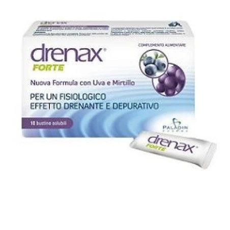 Drenax Forte Mirtillo 10 Bustine 3 Drenax Forte Mirtillo 10 Bustine