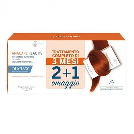 Ducray Caduta Capelli Anacaps Reactiv Capelli Situazione Occasionale 3 X 30 Capsule 5 Ducray Caduta Capelli Anacaps Reactiv Capelli Situazione Occasionale 3 X 30 Capsule - immagine 3