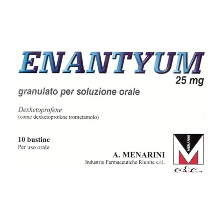 Enantyum 10 Bustine Orosolubili Granulato 25mg 3 Enantyum 10 Bustine Orosolubili Granulato 25mg