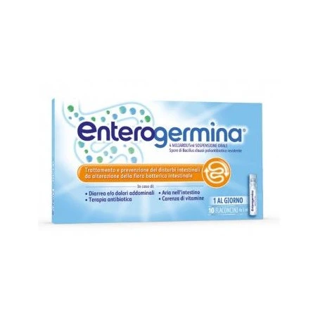 Enterogermina 4 Miliardi/5 Ml - 10 Flaconcini 3 Enterogermina 4 Miliardi/5 Ml - 10 Flaconcini