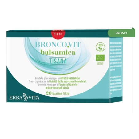 Erba Vita Group Broncovit Tisana Balsamica 20 Bustine 3 Erba Vita Group Broncovit Tisana Balsamica 20 Bustine