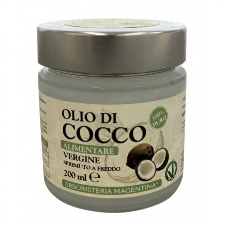 Erboristeria Magentina Cocco Olio Vegetale Alimentare 200 Ml 3 Erboristeria Magentina Cocco Olio Vegetale Alimentare 200 Ml