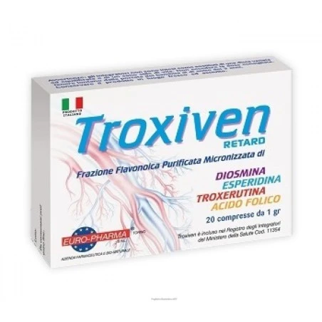 Euro-pharma Troxiven 20 Compresse 3 Euro-pharma Troxiven 20 Compresse