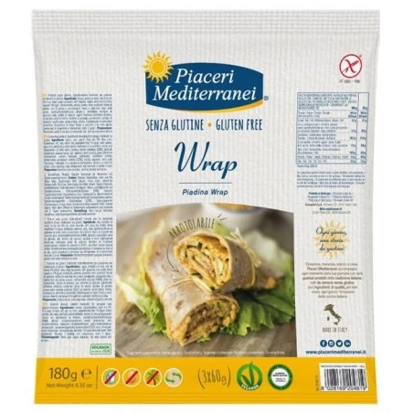 Eurospital Piaceri Mediterranei Piadina Wrap 180 G 3 Eurospital Piaceri Mediterranei Piadina Wrap 180 G