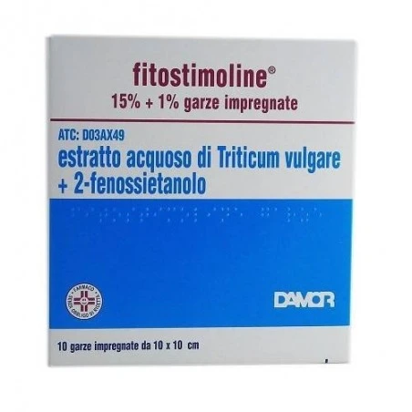 Fitostimoline 15 % Garze Impregnate 3 Fitostimoline 15 % Garze Impregnate