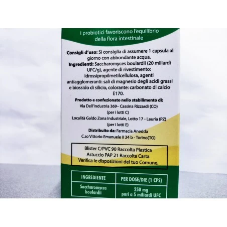 Boulardii Enteroequilibrio 30 Capsule Fermenti Lattici 4 Boulardii Enteroequilibrio 30 Capsule Fermenti Lattici - immagine 2